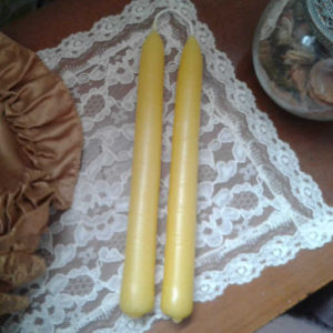100% Beeswax Candles - Pair