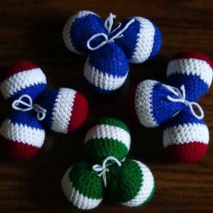 Crocheted Juggling Balls (set of 3)